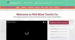 Desktop Screenshot of mid-westtextile.com